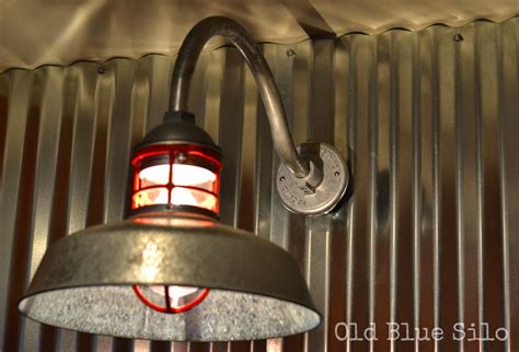 French quarter copper gas or electric lights, gas light igniters Old Blue Silo: Barnhouse Tour: Barn Inspired Half Bath