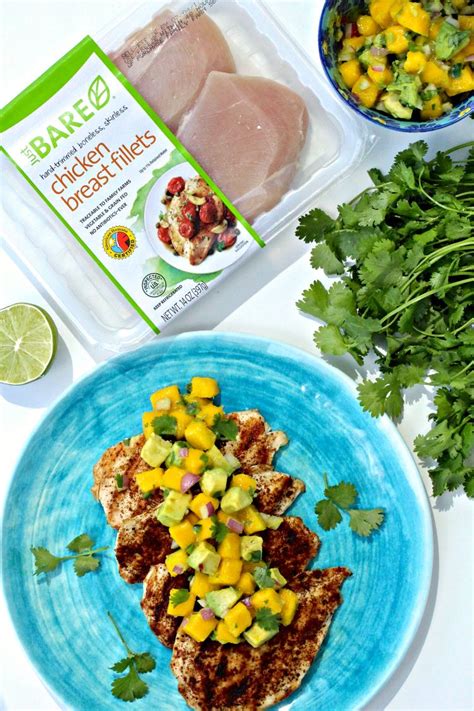 The weather here in kansas city is fantastic and we've been grilling up a storm the past few weeks. Grilled Spiced Chicken with Mango Avocado Salsa | Recipe ...