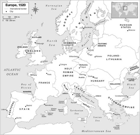 Maps Of Europe 1453 To 1795