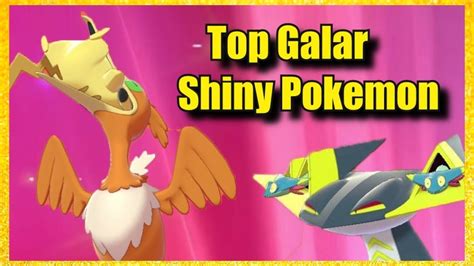 Top 10 Best Shiny Pokémon In Sword And Shield Youtube