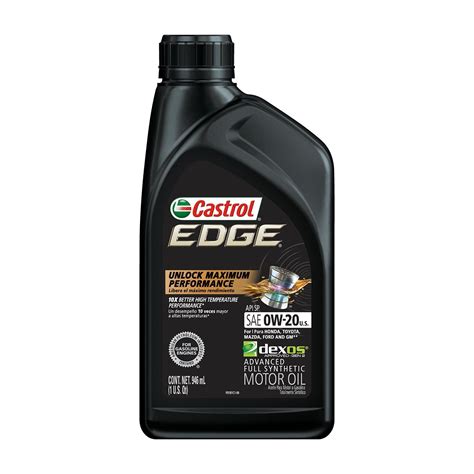 Castrol Edge Full Synthetic Engine Oil 0w 20 1 Quart