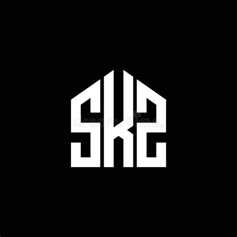 Skz Letter Logo Design On Black Background Skz Creative Initials