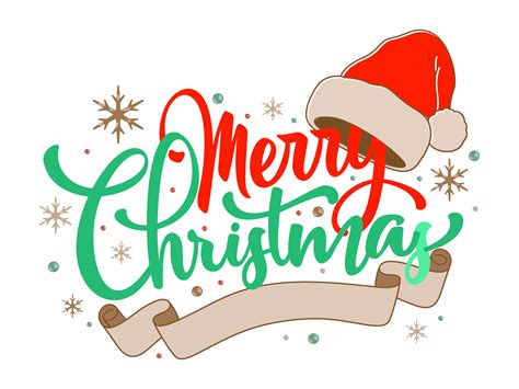 Merry Christmas Text Design Transparent Png All