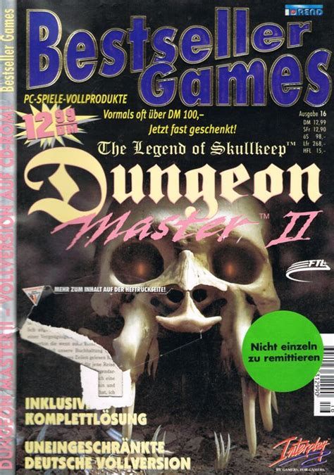 Dungeon Master II Skullkeep Cover Or Packaging Material MobyGames