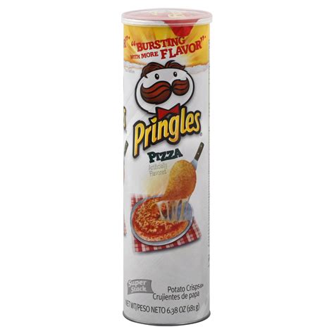 Pringles Potato Crisps Pizza Super Stack 638 Oz 181 G