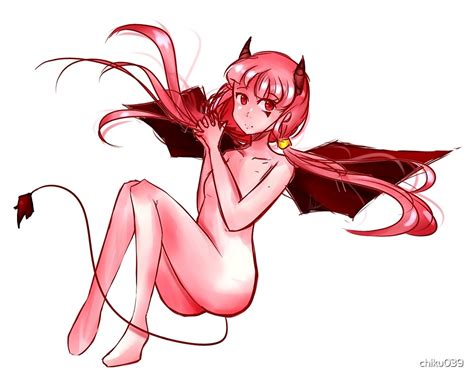 Red Anime Girl Devil By Chiku039 Redbubble