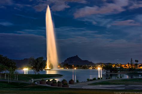 The Fountain At Night Buettnerto Blog