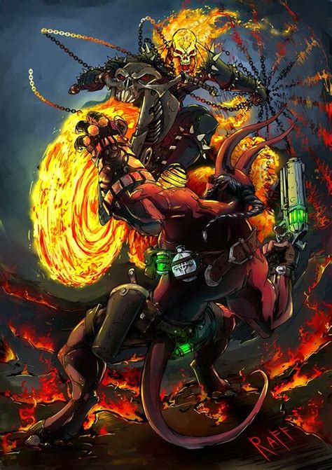 Spawn Vs Ghost Rider Vs Hellboy