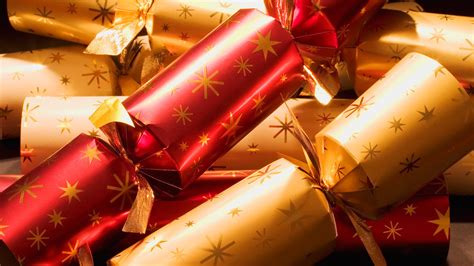 Christmas crackers are festive table decorations that make a snapping sound when pulled open, and often contain a small gift and a joke. Gold Christmas Crackers Winner Revealed | Gold