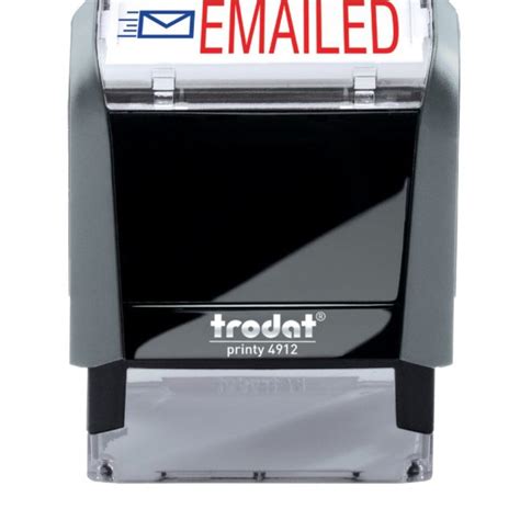 Emailed 2 Color Trodat Stock Self Inking Stamp Winmark Stamp And Sign