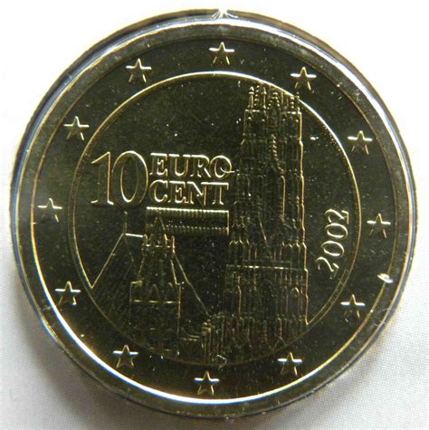Austria 10 Cent Coin 2002 Euro Coinstv The Online Eurocoins Catalogue