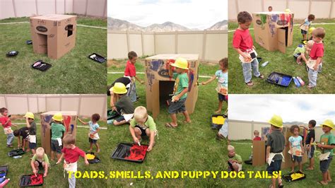 Toads Smells And Puppy Dog Tails Construction Birthday Party
