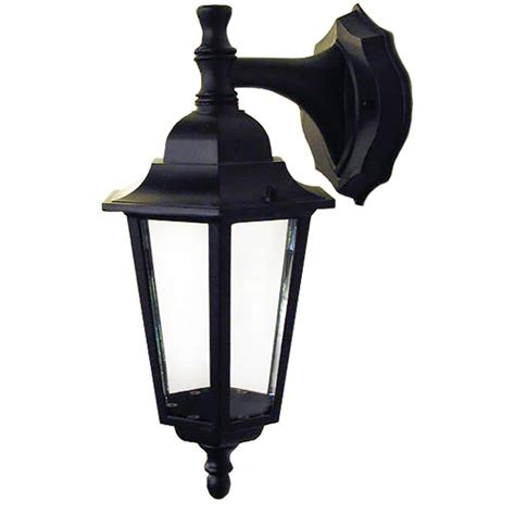 1 Light Black Outdoor Wall Sconce Owl2041 Bk The Home Depot