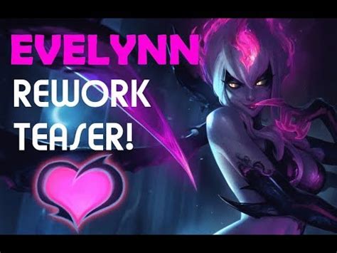 New Evelynn Rework Teaser League Of Legends Youtube