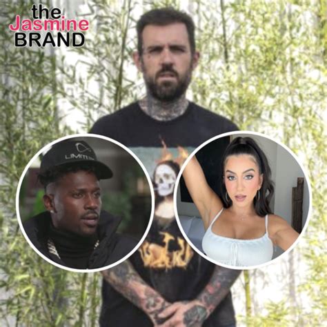 antonio brown asks media personality adam22 for permission to sleep w his wife after she made