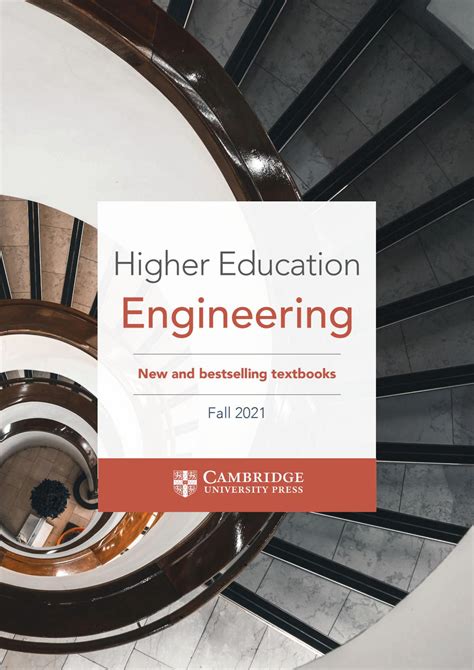 Engineering Textbooks From Cambridge University Press Fall 2021 By