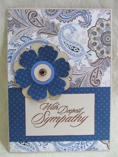 Savvy Handmade Cards With Deepest Sympathy Card