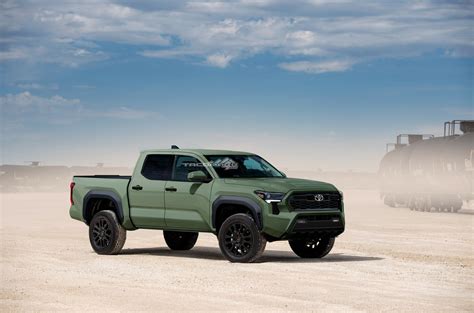 2024 Toyota Tacoma Gets Rendered Into Reality Carscoops