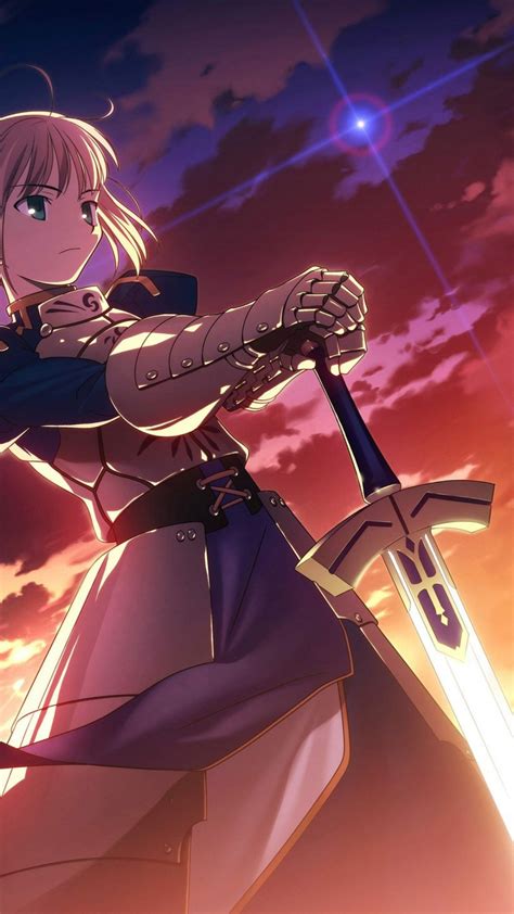Fate Stay Night Saber Hd Wallpaper For Desktop And Mobiles Iphone 6