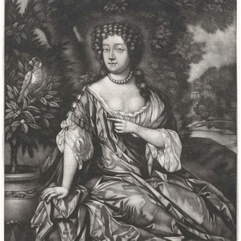 Portret van Louise Françoise de La Baume Le Blanc de la Vallière Pieter Schenk I