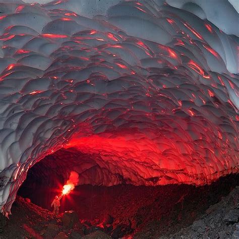 A Gorgeous Ice Cave In Kamchatka Amusing Planet