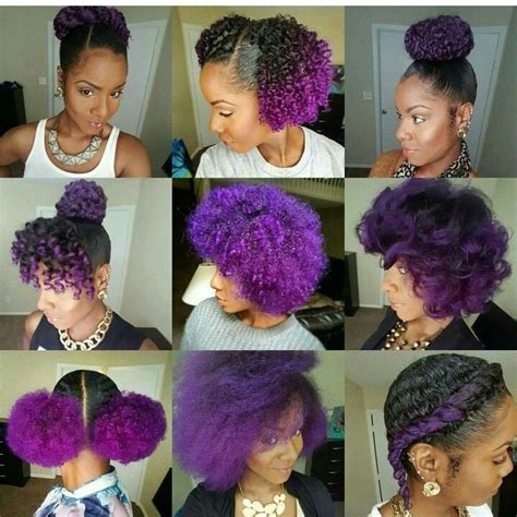 Image Result For Braided Updo With Purple On African
