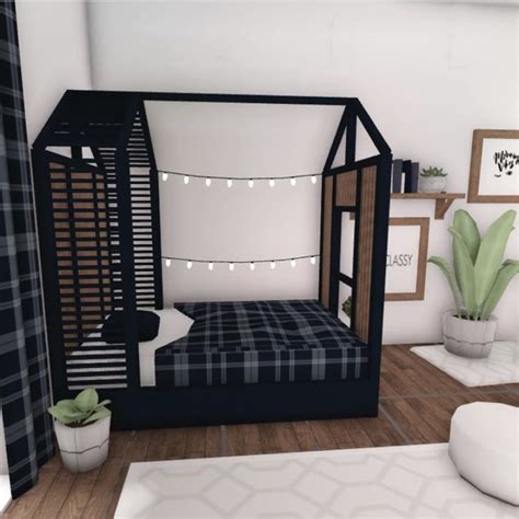 k Modern Bedroom Bloxburg ROBLOX speedbuild YouTube Ideas de casa pequeña Diseño de