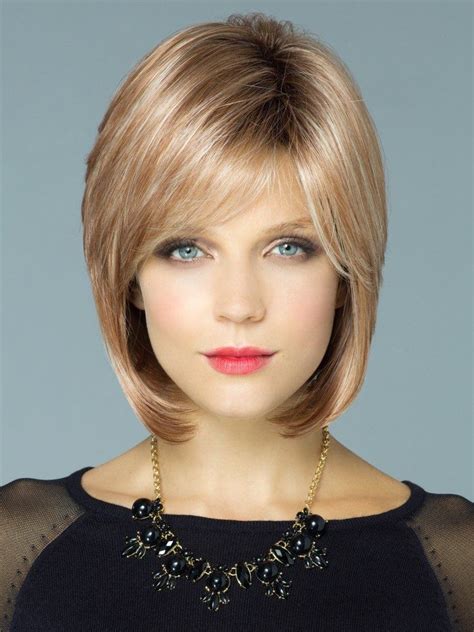 Cameron By Rene Of Paris In Nutmeg R Rooted Dark With Honey Brown Base With Platinum Blonde