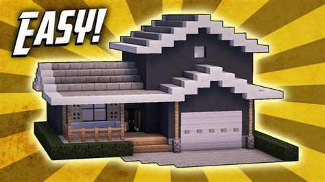 Minecraft How To Build A Suburban House Tutorial 2 Minecraft