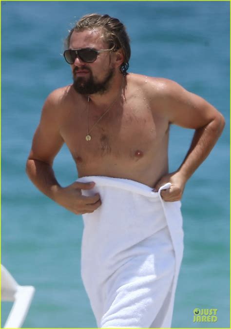 Leonardo Dicaprio Goes Shirtless For Ocean Swim In Miami Photo My XXX Hot Girl
