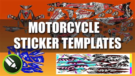 Motorcycle Graphics Templates Free