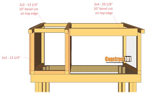 Rabbit Hutch Plans Step By Step Plans Construct101