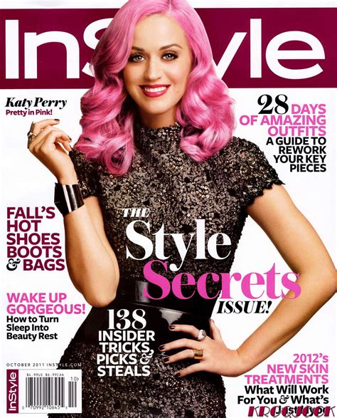 Opening My Mind Katy Perry On The Cover Of Instyle Magazine October 2011