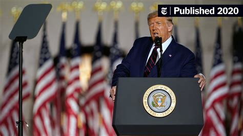 Full Transcript President Trumps Republican National Convention