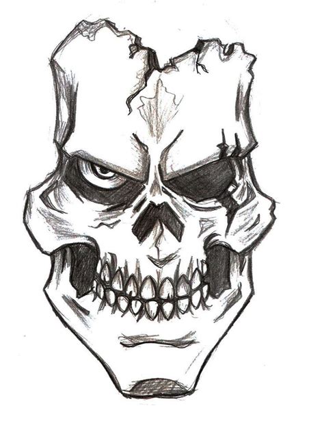 Cool Pencil Skull Drawing Bmp Lolz