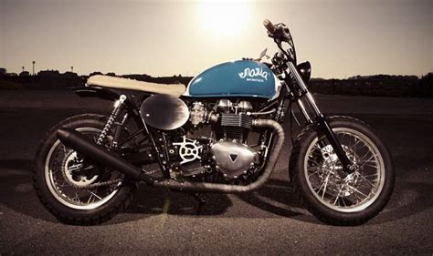 Triumph Thruxton 900 Mighty Blue By Maria Motorcycles