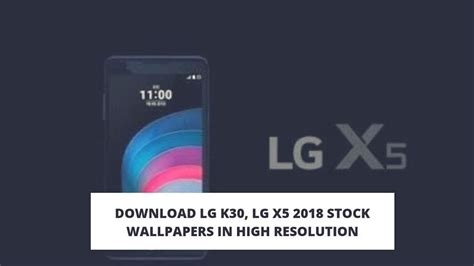 Download Lg K30 Lg X5 2018 Stock Wallpapers In High Resolution Lg K30lg