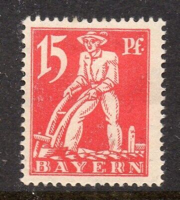 Bavaria Bayern Early Issue Fine Mint Hinged Pf Nw Ebay