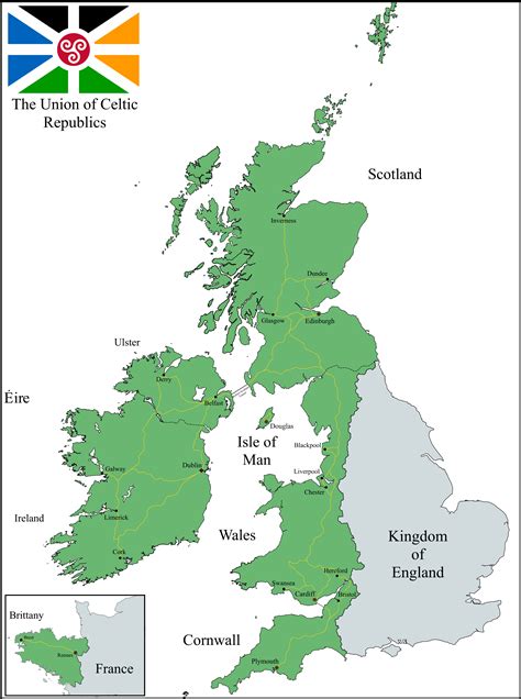 The Celtic Union Map Rcelticunion