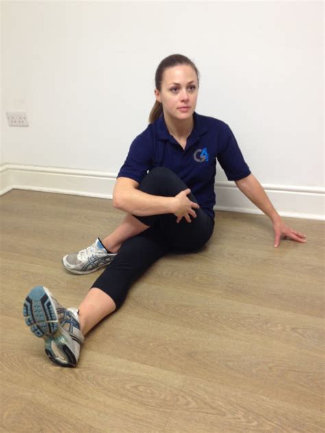 Gluteal Muscles Stretch Sitting G4 Physiotherapy Fitness
