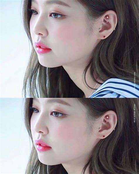 Pin By Shalla On Jennie Kim Unique Ear Piercings Ear Piercings