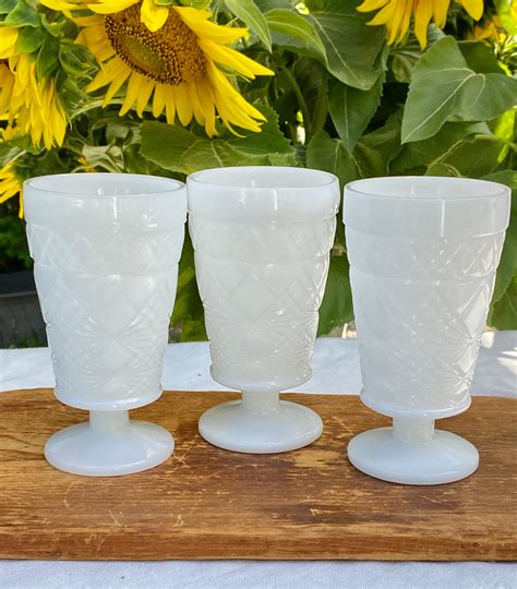 Hazel Atlas Big Top Peanut Butter Ice Tea Glasses Water Goblets Set