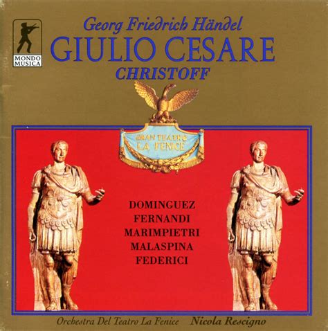 Handel Giulio Cesare Boris Christoff Giorgio Santi Oralia