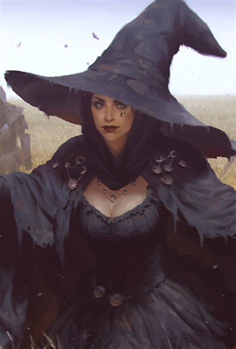 Pathfinder Kingmaker Portraits Imgur Fantasy Witch Dark Fantasy Art