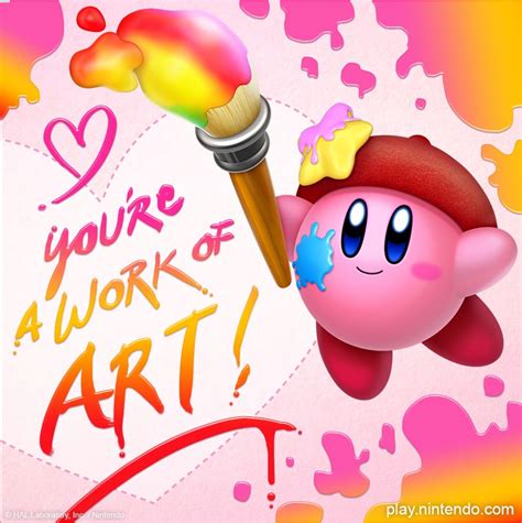 Celebrate Valentines Day With Kirby Cards Nintendosoup