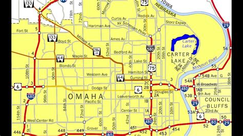 Map Of Omaha Nebraska Youtube