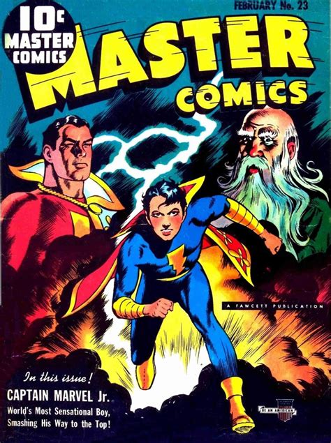 Master Comics Featuring Captain Marvel Jr Golden Age Comic