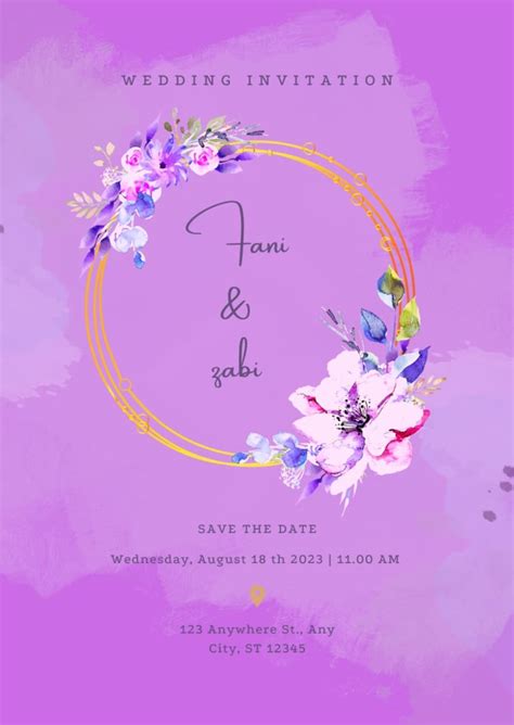 design the perfect invitation for your wedding by anyqueen fiverr