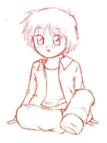 Experiment with deviantart's own digital drawing tools. Little boy -lineart by shortpinay on DeviantArt