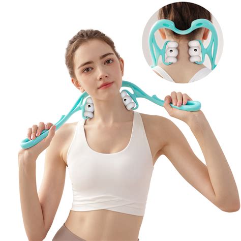Neck Massage Products Dual Soft Ball Handheld Manual Cervical Spine Massage Dual Trigger Point